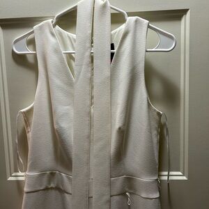 Vince Camuto white jumpsuit. Worn once! Excellent condition.